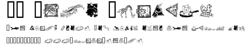 GE Deco Animals.ttf