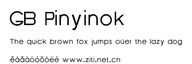GB Pinyinok.ttf字體轉換器圖片