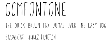 GCMFontone.ttf字體轉換器圖片