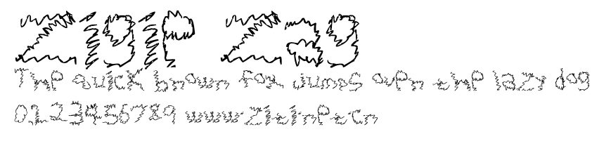 Zigie Zag.ttf字體轉換器圖片