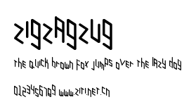Zigzagzug.ttf字體轉換器圖片