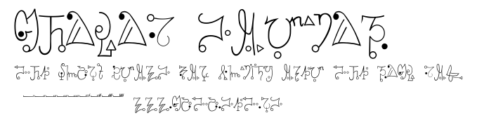 Zhayad Normal.ttf字體轉換器圖片