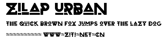 Zilap Urban.ttf字體轉換器圖片