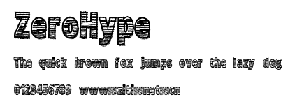 ZeroHype.ttf字體轉換器圖片