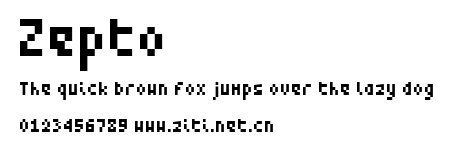 Zepto.ttf字體轉換器圖片