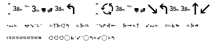 Zeichen Zweihundert.ttf字體轉換器圖片