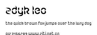 Zdyk Leo.ttf字體轉換器圖片