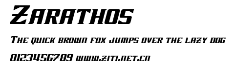 Zarathos.ttf字體轉換器圖片