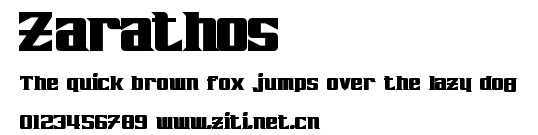 Zarathos.otf字體轉換器圖片