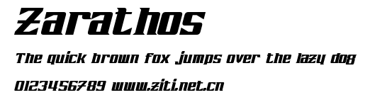 Zarathos.otf字體轉換器圖片