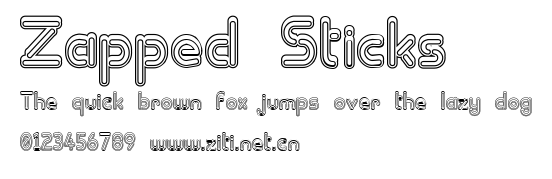 Zapped Sticks.ttf