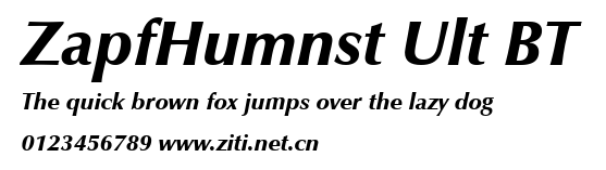 ZapfHumnst Ult BT.ttf字體轉換器圖片