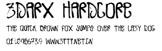 Zdarx Hardcore.ttf