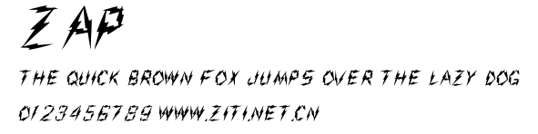 Zap.ttf字體轉換器圖片