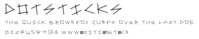 DotSticks.ttf