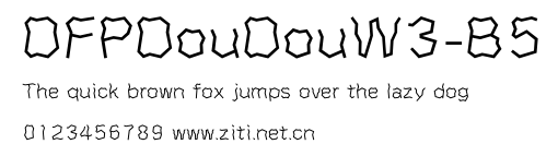 DFPDouDouW3-B5.ttf