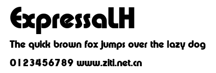 ExpressaLH.ttf字體轉換器圖片