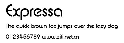 Expressa.ttf字體轉換器圖片