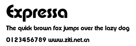 Expressa.ttf字體轉換器圖片