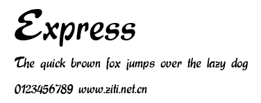 Express.ttf字體轉換器圖片