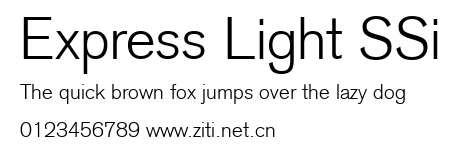 Express Light SSi.ttf字體轉換器圖片