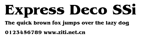 Express Deco SSi.ttf字體轉換器圖片