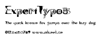 ExperiTypo5.ttf字體轉換器圖片