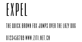 Expel.ttf字體轉換器圖片
