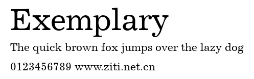 Exemplary.ttf
