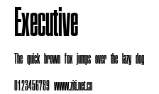 Executive.ttf字體轉換器圖片