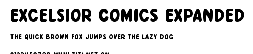 Excelsior Comics Expanded.ttf字體轉換器圖片