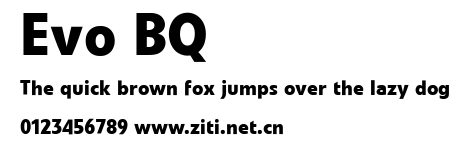 Evo BQ.ttf字體轉換器圖片
