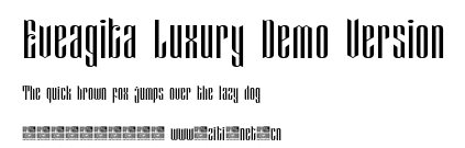 Eveagita Luxury Demo Version.ttf