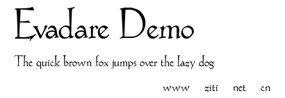 Evadare Demo.ttf