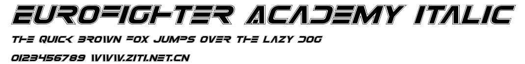 Eurofighter Academy Italic.ttf