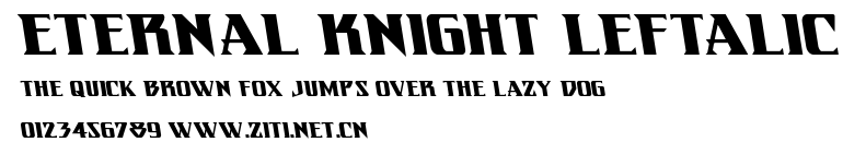 Eternal Knight Leftalic.ttf