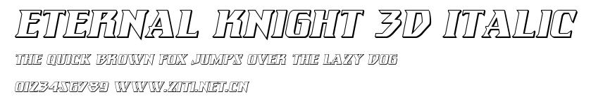 Eternal Knight 3D Italic.ttf