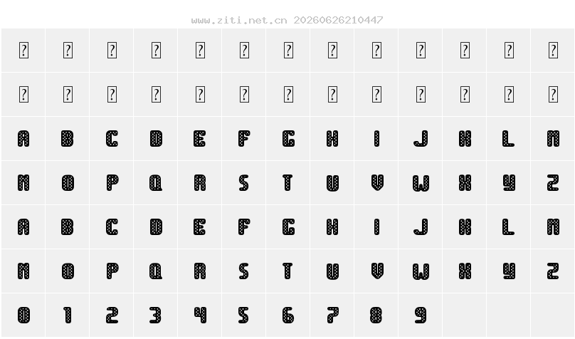 字符映射圖