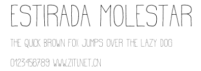 Estirada Molestar.ttf