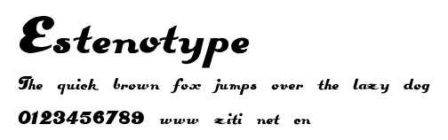 Estenotype.ttf