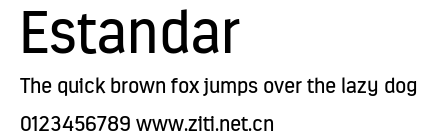 Estandar.ttf字體轉換器圖片