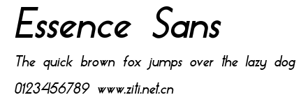 Essence Sans.ttf字體轉換器圖片