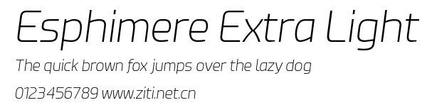 Esphimere Extra Light.otf字體轉換器圖片