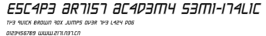 Escape Artist Academy Semi-Italic.ttf