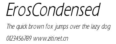 ErosCondensed.ttf字體轉換器圖片