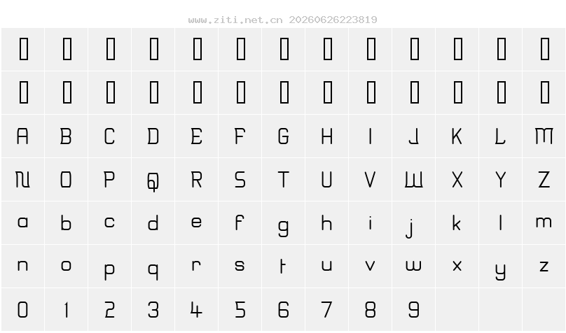字符映射圖