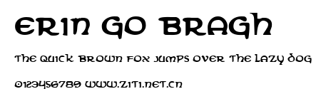 Erin Go Bragh.ttf字體轉換器圖片