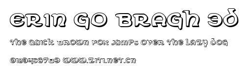 Erin Go Bragh 3D.ttf字體轉換器圖片