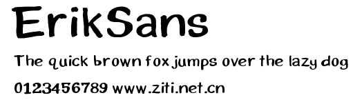 ErikSans.ttf字體轉換器圖片