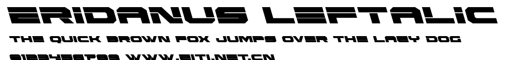 Eridanus Leftalic.ttf字體轉換器圖片